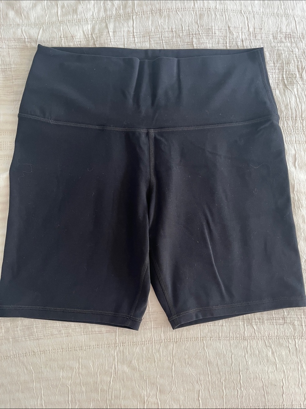 Athleta Black High-Rise Bike Shorts